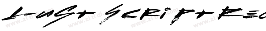 Lust Script Regular字体转换